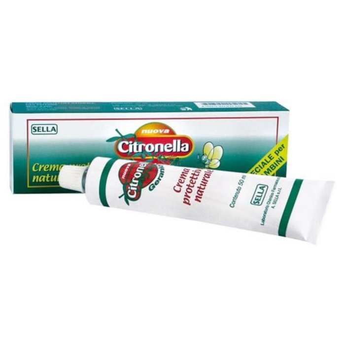 Sella  Anti-Zanzare Citronella Geranio Crema Protettiva Naturale 50 ml