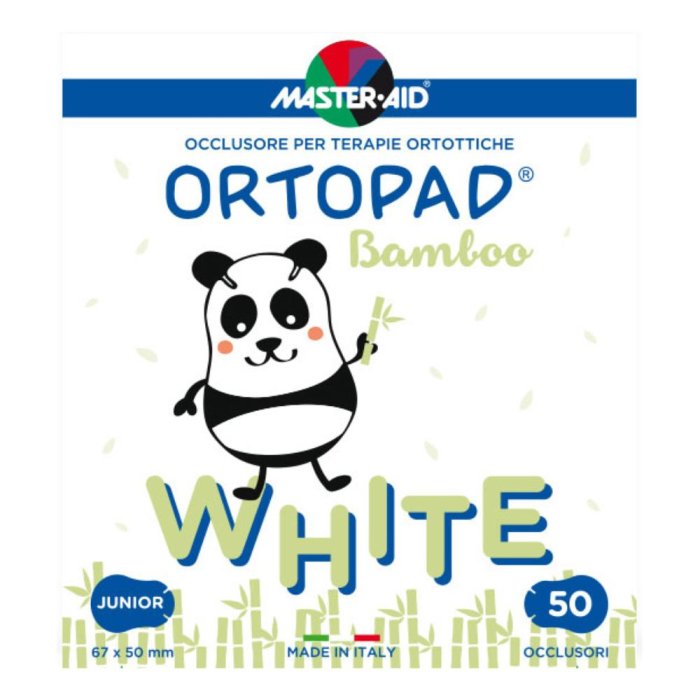 Master-Aid Ortopad - Bamboo White Occlusore Autoadesivo Junior 50 Occulsori