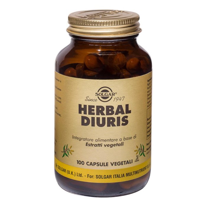 Solgar It. Multinutrient Herbal Diuris 100 Capsule Vegetali