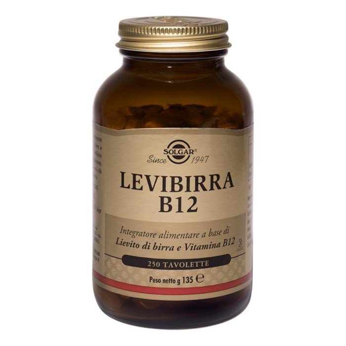 Solgar  Vitamine Levibirra B12 Integratore Alimentare 250 Tavolette