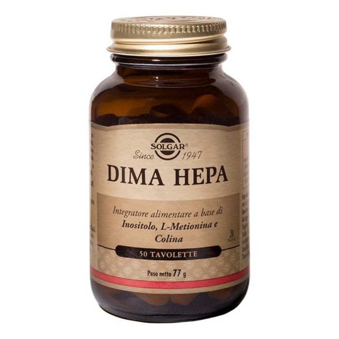 Solgar  Fegato Sano DIMA HEPA Integratore Alimentare 50 Tavolette