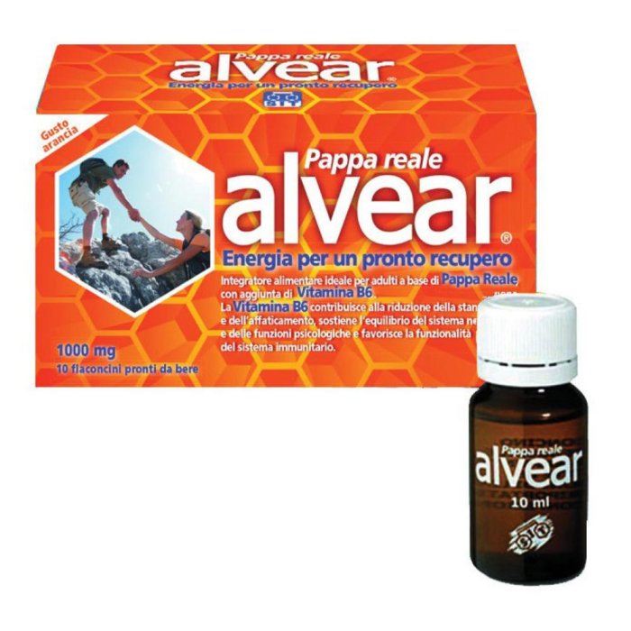 Alvear 1000 mg Pappa Reale 10 flaconcini