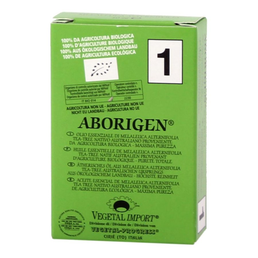 Aborigen Olio Essenziale Tea Tree 10 ml - olio essenziale puro di Melaleuca alternifolia Aborigen Olio Essenziale Tea Tree 10 ml - olio essenziale puro di Melaleuca alternifolia