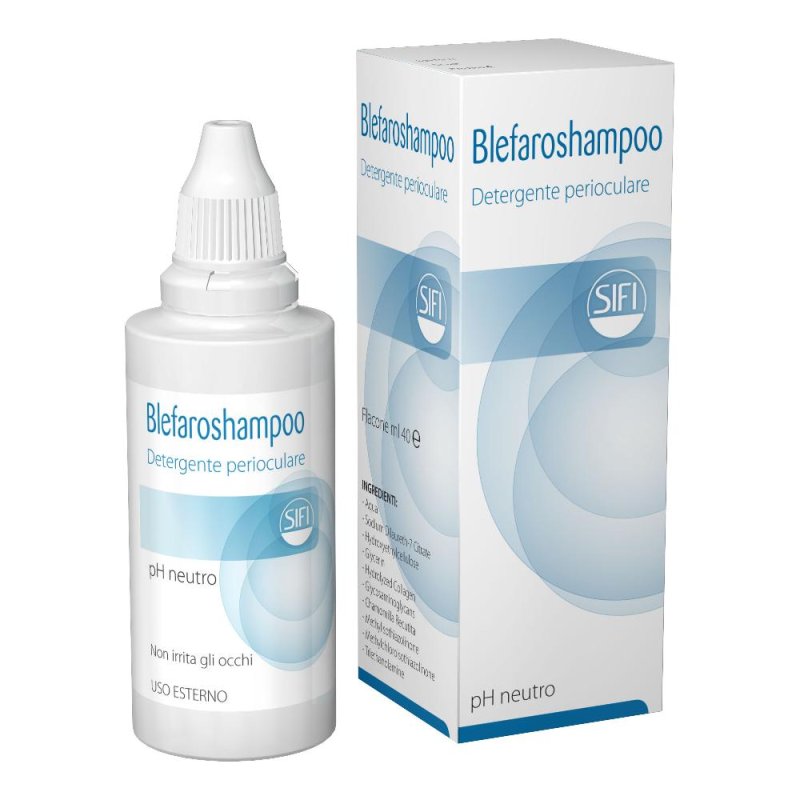 SIFI  Salute e Benessere Occhi Blefaroshampoo Detergente Oculare 40 ml