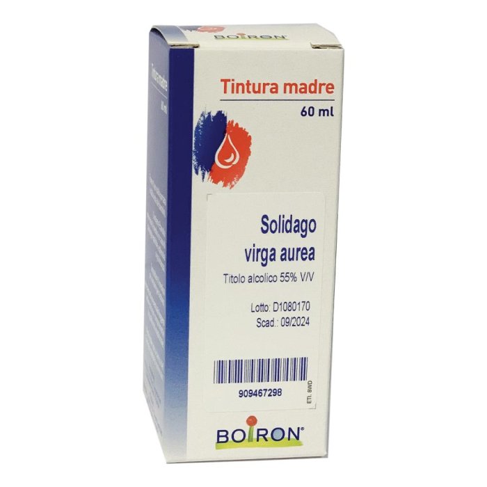Boiron Solidago Virga Aurea Tintura Madre in Gocce, Integratore Fitoterapico The Naturale per Drenaggio Renale e Depurazione, Flacone da 60 Millilitri