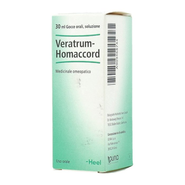 Guna Heel Veratrum-Homaccord Gocce Omeopatiche 30 ml