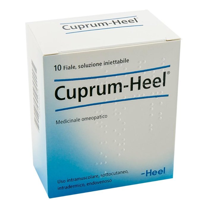 Guna Cuprum Heel Medicinale Omeopatico Soluzione Iniettabile 10 fiale