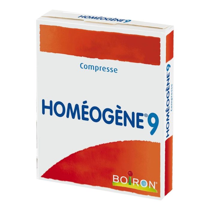 Boiron Homeogene 9 Rimedio Omeopatico Mal di Gola e Raucedine 60 Compresse