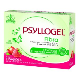 Nathura  Intestino Sano Psyllogel Fibra Integratore 20 Buste Fragola