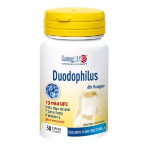LongLife Duodophilus Integratore di Batteri Lattici 30 Capsule