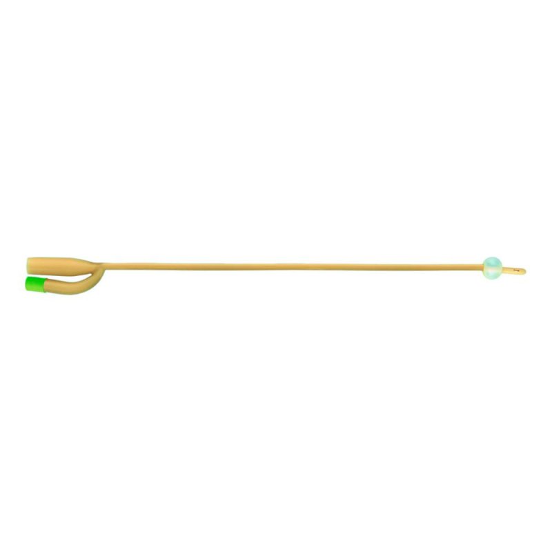 Safety Catetere Foley 2 Vie In Lattice Siliconato Ch16 Arancione 1 Pezzo
