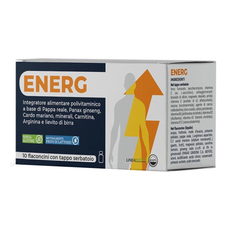 Agips Farmaceutici Energ 10 Flaconcini Uso Orale