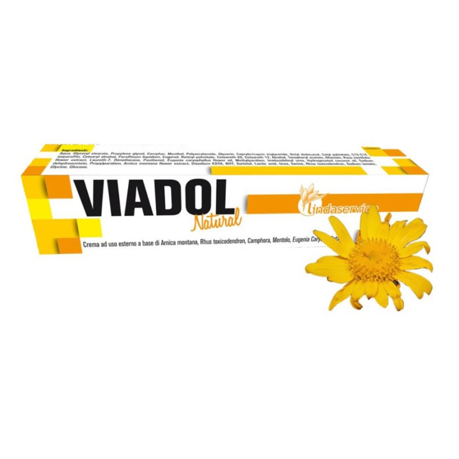 Viadol Pomata 50 g Linda’s Crema Lenitiva per Dolori Muscolari e Articolari
