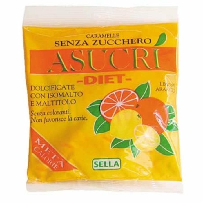 Sella Asucri Caramella Arancia Limone 40 G