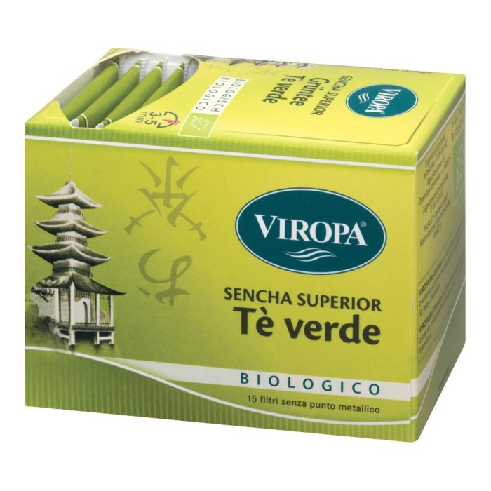 Viropa Tè Verde Tisana Biologica 15 Filtri