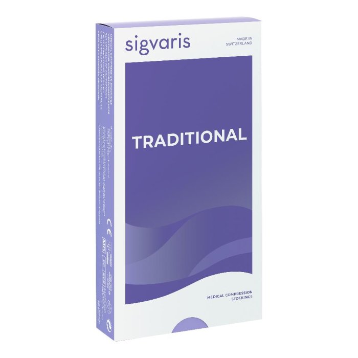 Sigvaris calza elastocompressiva per coscia piede aperto modello 504, calza medicale a compressione graduata per vene varicose for you