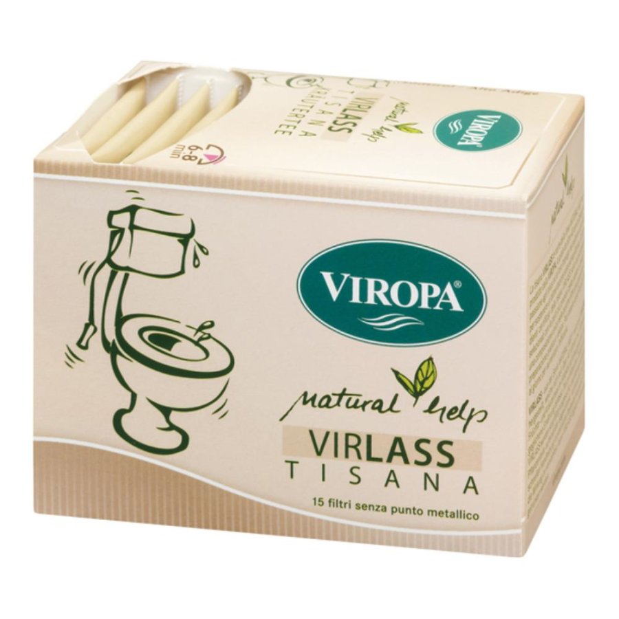 Viropa Natural Help - Virlass Tisana a base di Erbe Selezionate 15 filtri Viropa Natural Help - Virlass Tisana a base di Erbe Selezionate 15 filtri