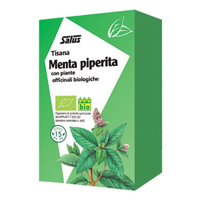 Salus tisana menta piperita bio 15 filtri - infuso digestivo e rinfrescante