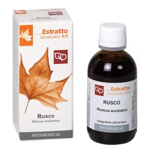 Rusco estratto idroalcolico 50 ml FTM - integratore erboristico per microcircolo e gambe pesanti