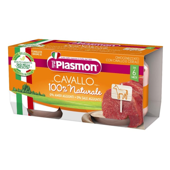 Plasmon Omogeneizzato Cavallo 80 G X 2 Pezzi