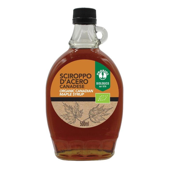 Probios Sciroppo d'Acero Biologico - Dolcificante Naturale per Pancake, Bevande e Dolci  500ml
