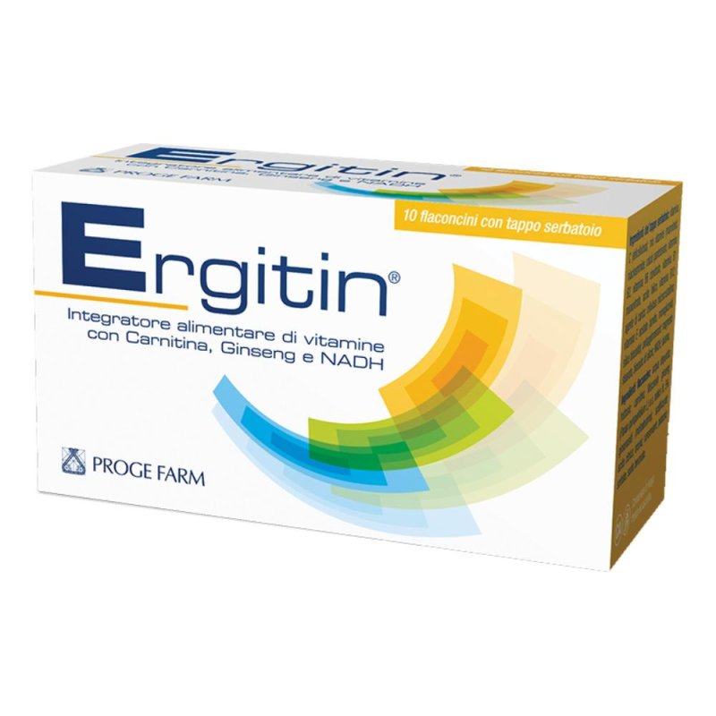 Proge Farm  Benessere Energia Ergitin Integratore Alimentare 10 Flaconcini