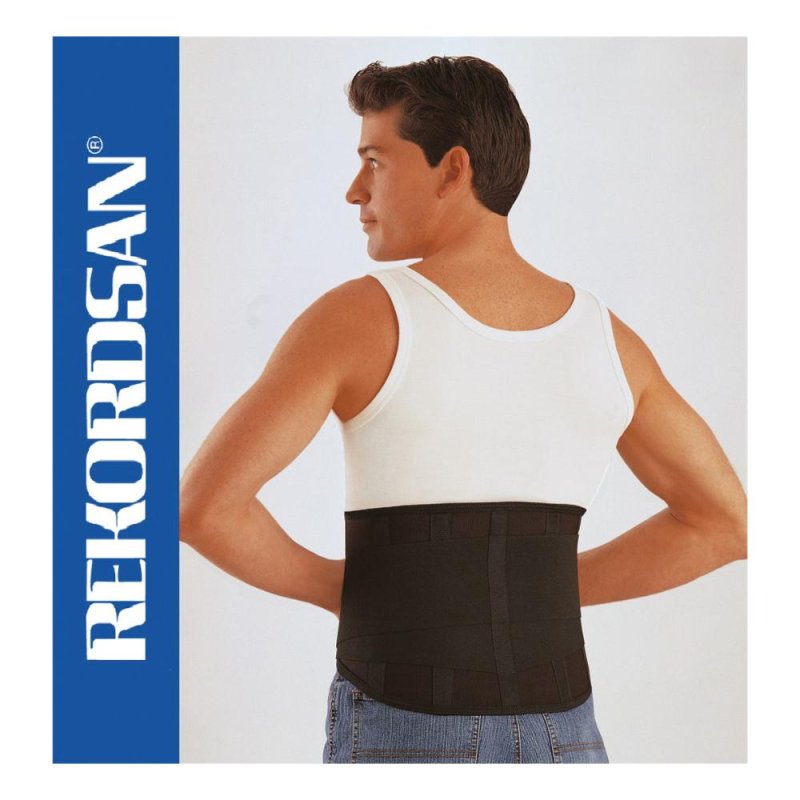 Rekordsan corsetto nero taglia 3 - busto elastico di sostegno lombare