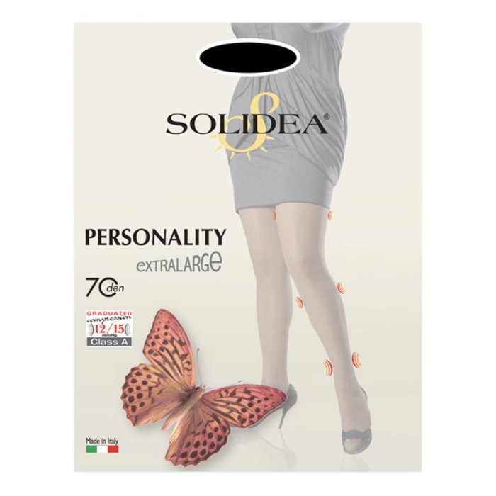 Personality 70 collant nero 1 XXL - collant coprente 70 den colore nero
