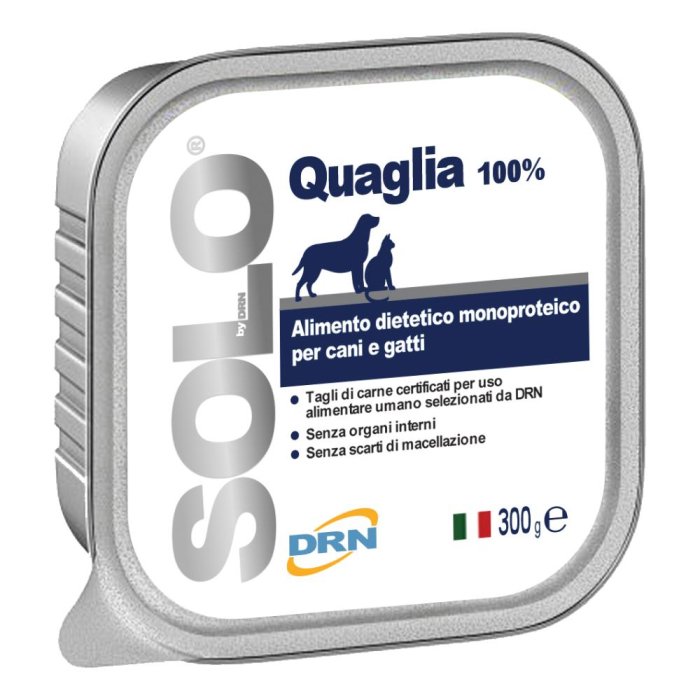 Drn Solo Quaglia Cani/gatti 300g