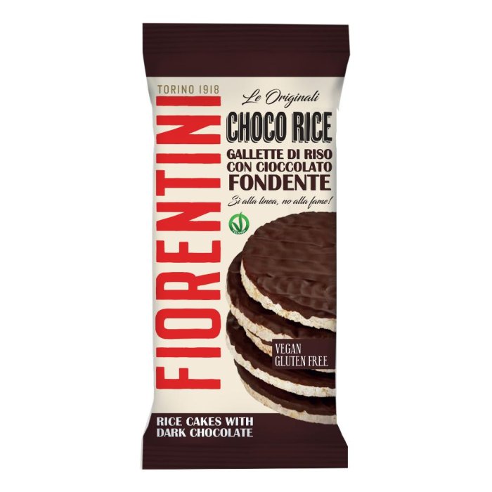 Choco Rice gallette di riso con cioccolato fondente snack senza glutine