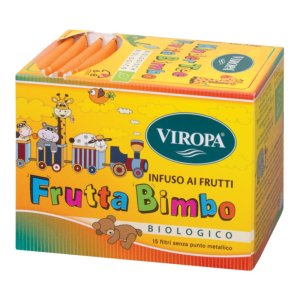 Viropa Frutta Bimbo Bio  15  Bustine – Tisana Bambini tisana e infuso erboristico per il benessere e il relax quotidiano