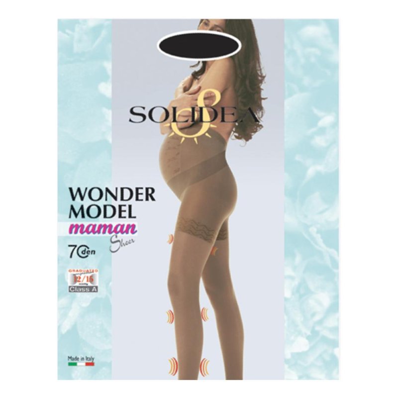 Wonder Maman 70 Sheer nero taglia S - collant premaman 70 den nero