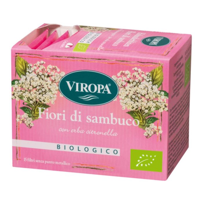 Viropa Fiori di Sambuco Tisana Bio 15 Bustine