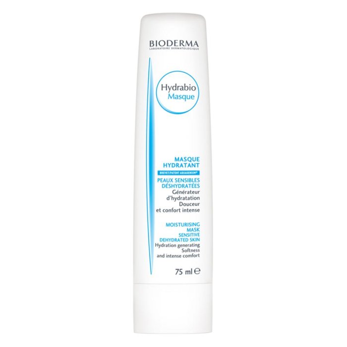 Bioderma Hydrabio Masque Maschera Viso Idratante Intensa 75 ml per Pelle Sensibile Disidratata