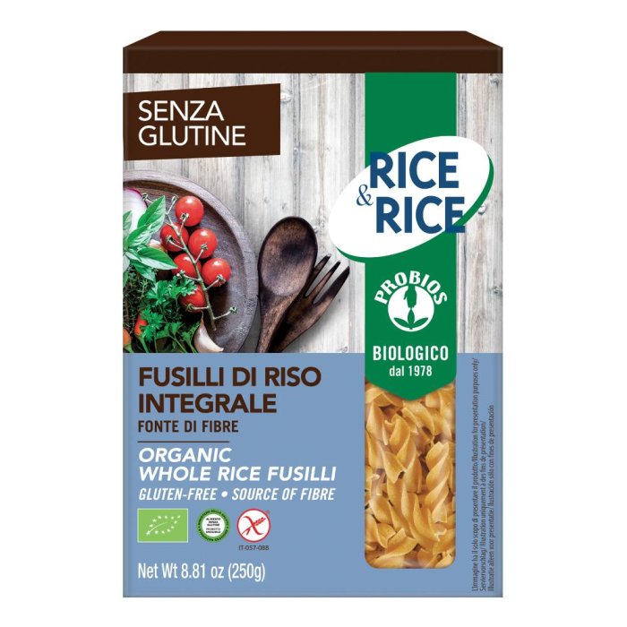 R&R Fusilli 250 g Pasta di Semola di Grano Duro – The Gusto Autentico Italiano per Primi Piatti