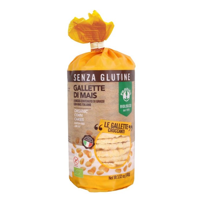 VVM galletta di mais con sale 100 g snack leggero senza frittura