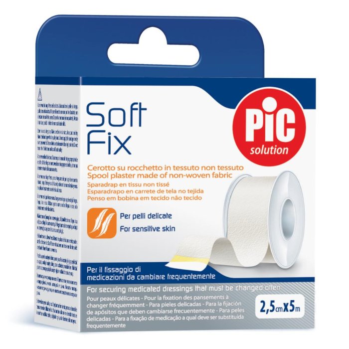 Cerotto In Rocchetto Pic Soft Fix Tessuto Non Tessuto 2,5x500 Cm Con Fustella