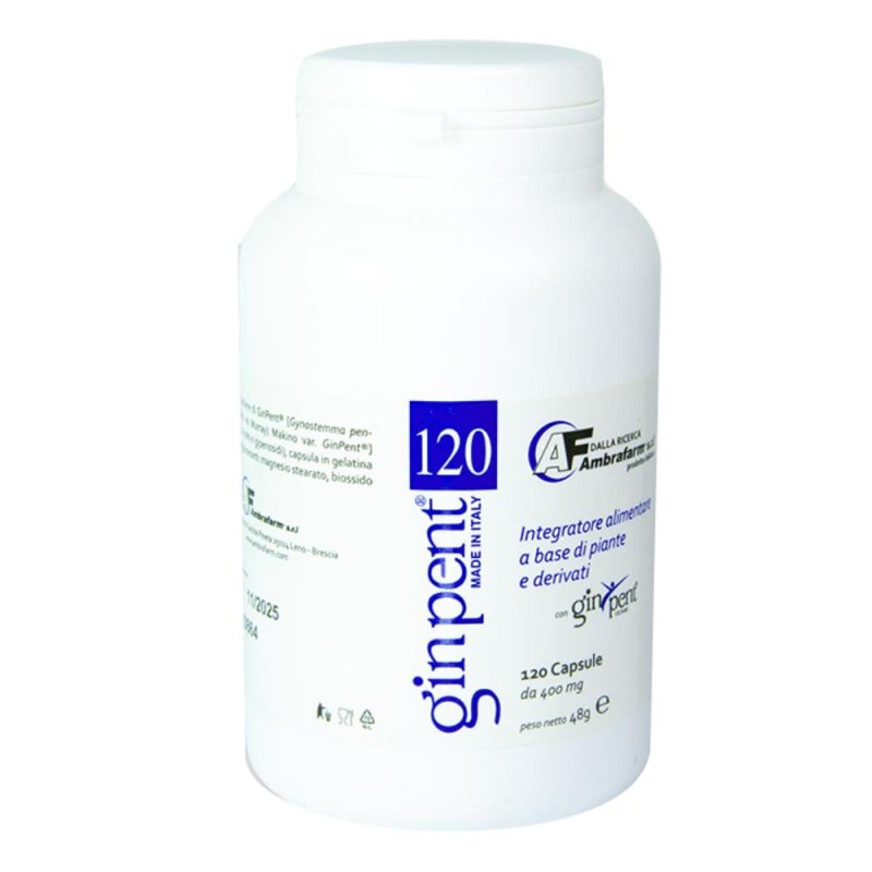 Ambrafarm Ginpent Integratore Alimentare 120 Capsule Da 400 mg