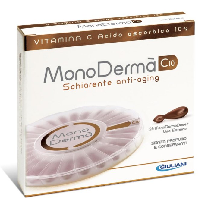 MonoDermà  Vitamine C10 Trattamento Gel Luminosità Anti-Macchie 28 Ampolle