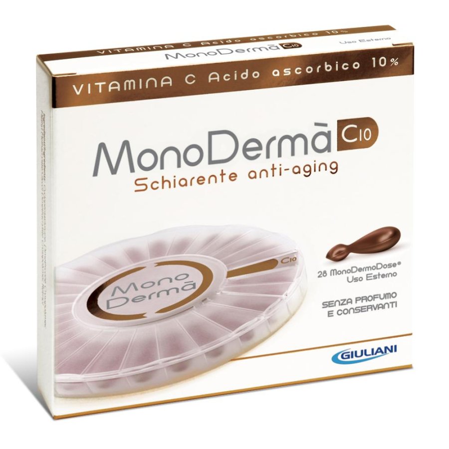 MonoDermà  Vitamine C10 Trattamento Gel Luminosità Anti-Macchie 28 Ampolle