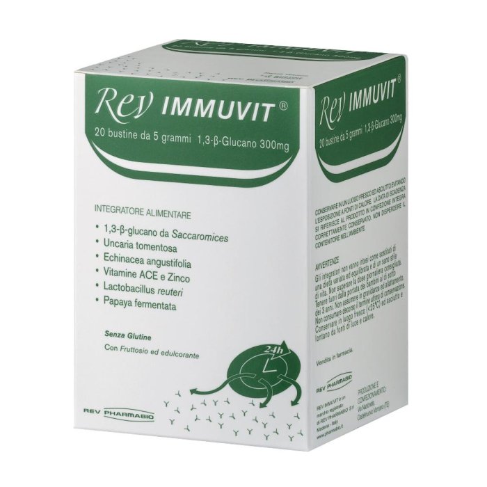 Rev Pharmabio Rev Immuvit 20 Bustine