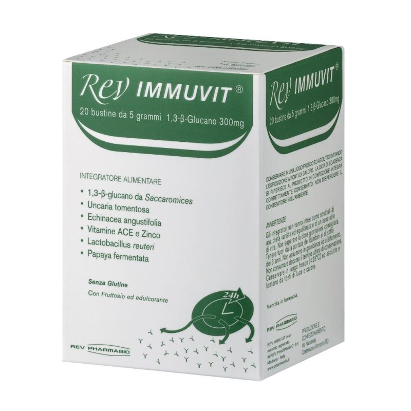 Rev Pharmabio Rev Immuvit 20 Bustine