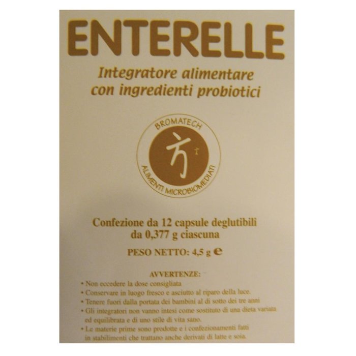 Bromatech  Intestino Sano Enterelle Fermenti Integratore 12 Capsule