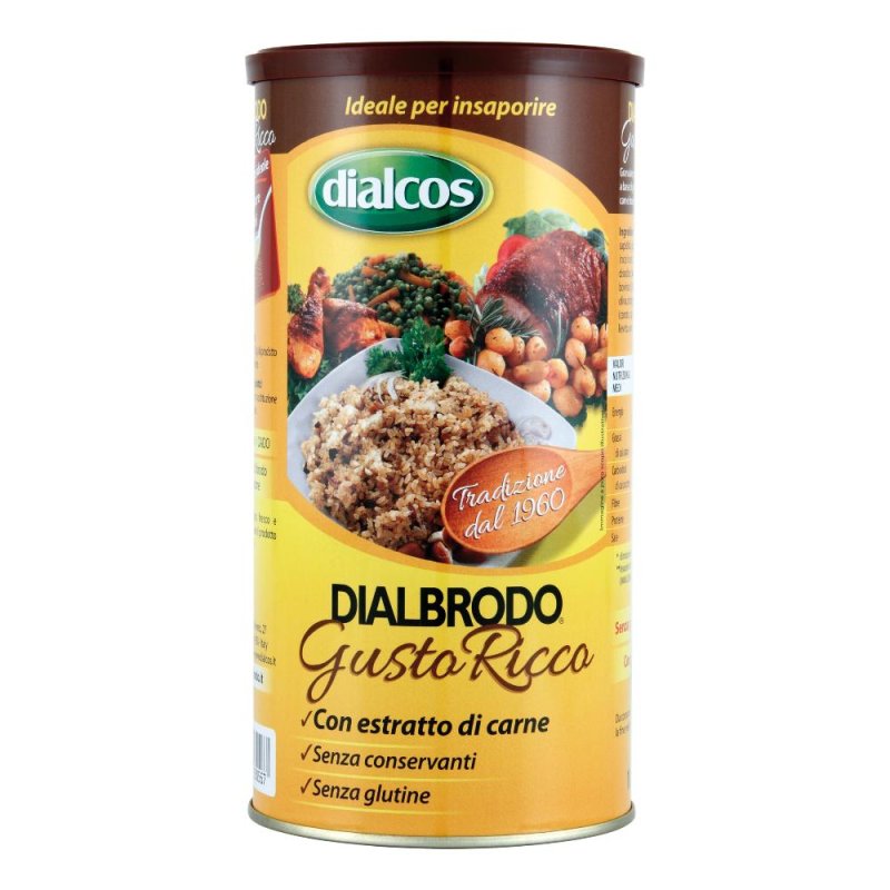 Dialbrodo gusto ricco 1 kg formato convenienza brodo granulare