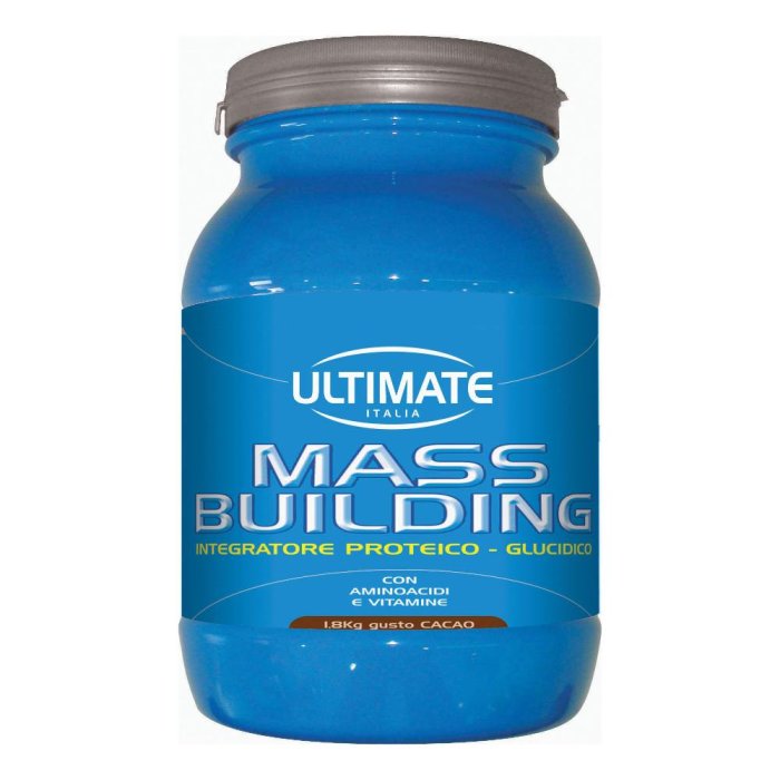 Mass Building Integratore per Aumento Massa Muscolare al Cacao 1,8 kg