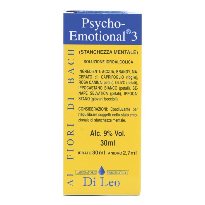 Psycho Emotional 3 30 ml - integratore floriterapico per equilibrio emotivo