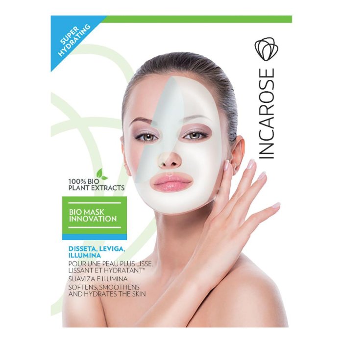 Incarose  Bio Mask Alghe Super-Idratante Maschera Viso Monouso