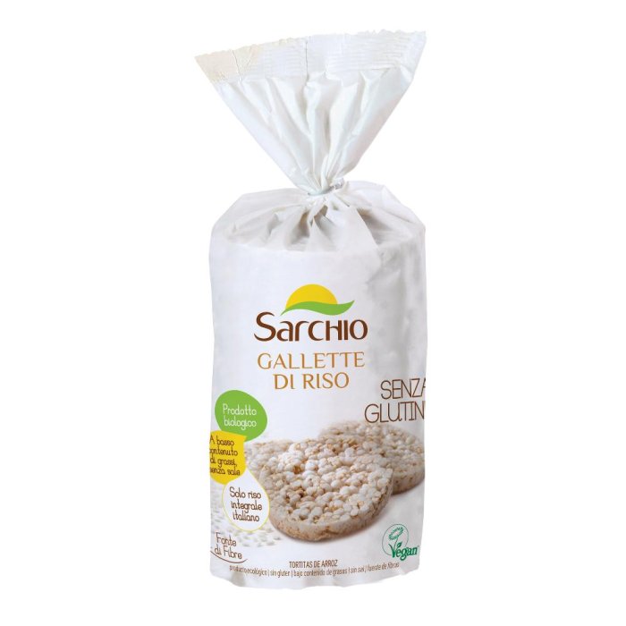 Sarchio Gallette di Riso Bio Senza Glutine 100 g