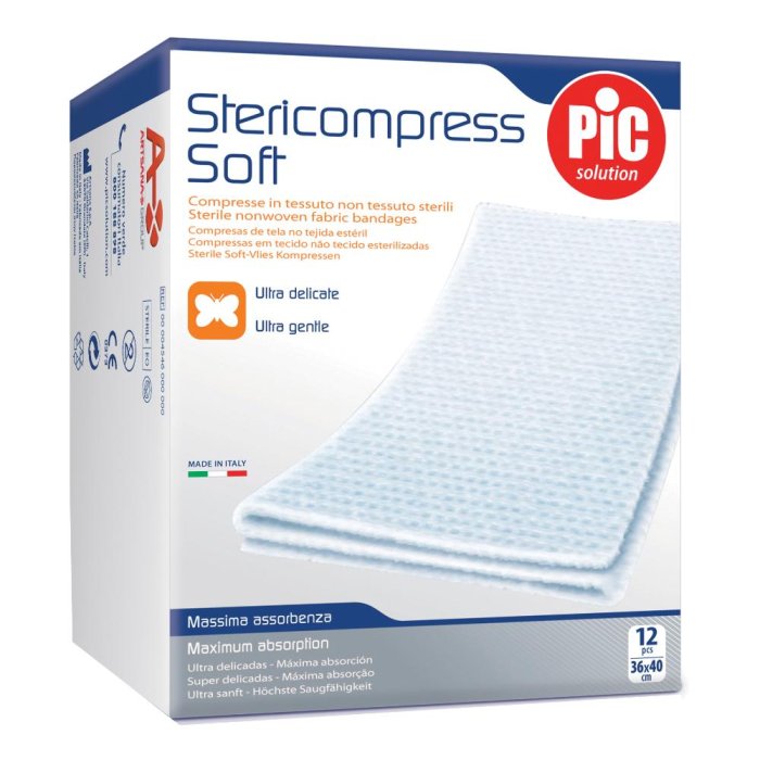 Artsana Pic Stericompress Soft Compresse Di Garza Sterile 10 X 10 cm 6 Pezzi
