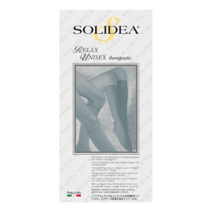 Calza Elastocompressiva Relax Uni CCL 1 Punta Aperta Classe di Compressione 1 Colore Naturale Taglia S